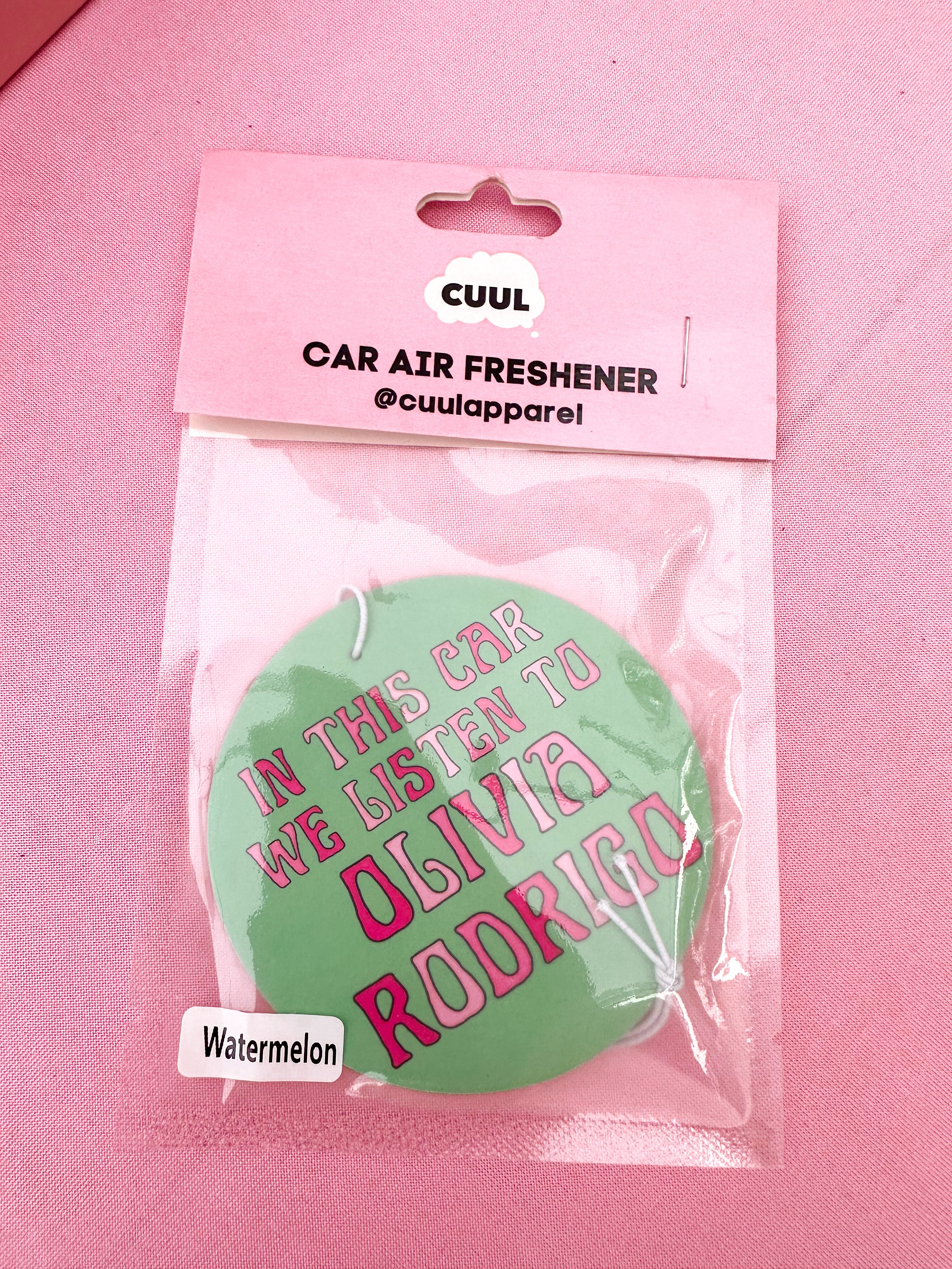 Olivia Rodrigo Car Air Freshener – Cuul Apparel