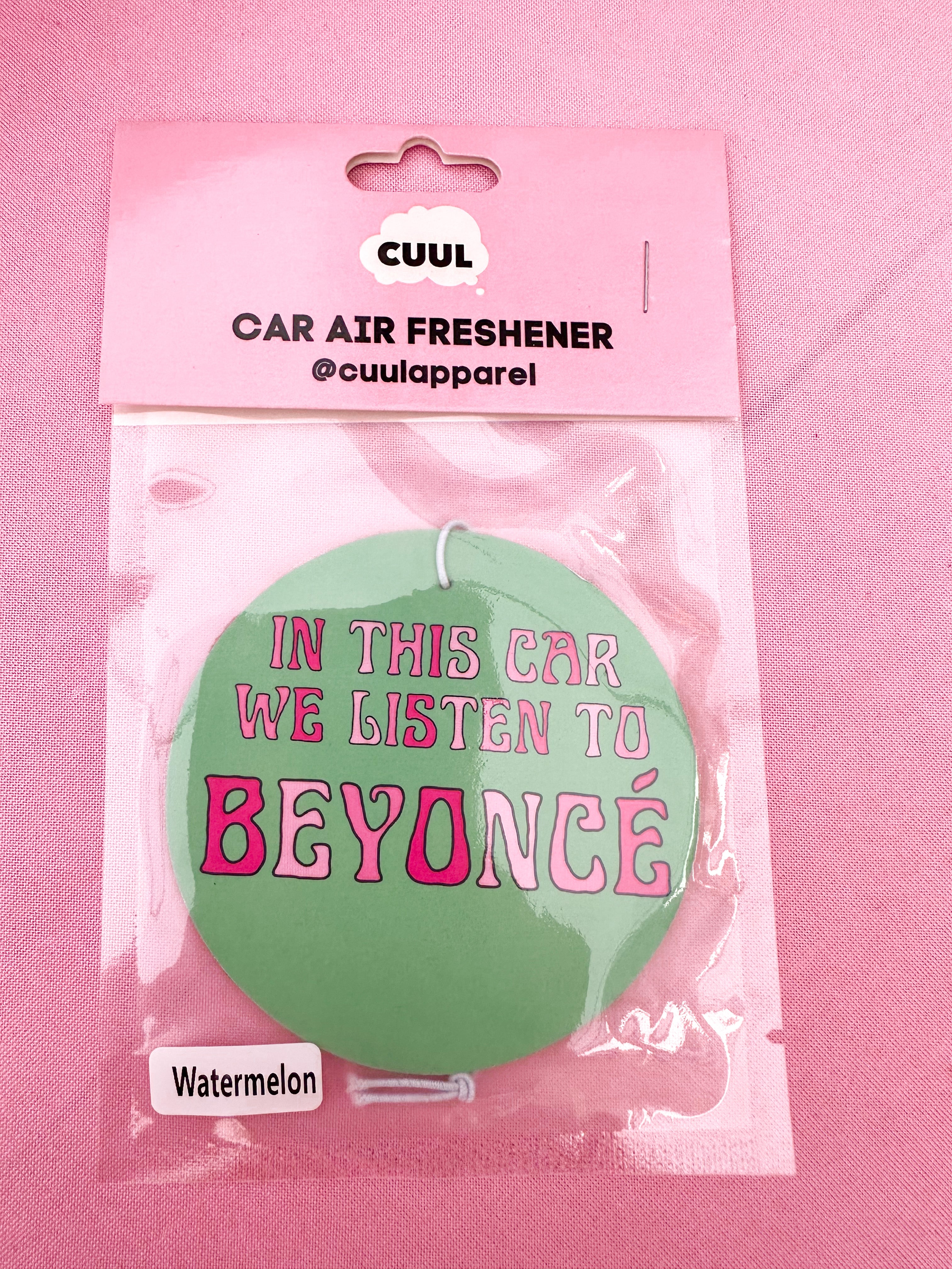 Beyoncé Car Air Freshener – Cuul Apparel