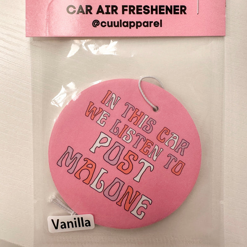 Post Malone Car Air Freshener
