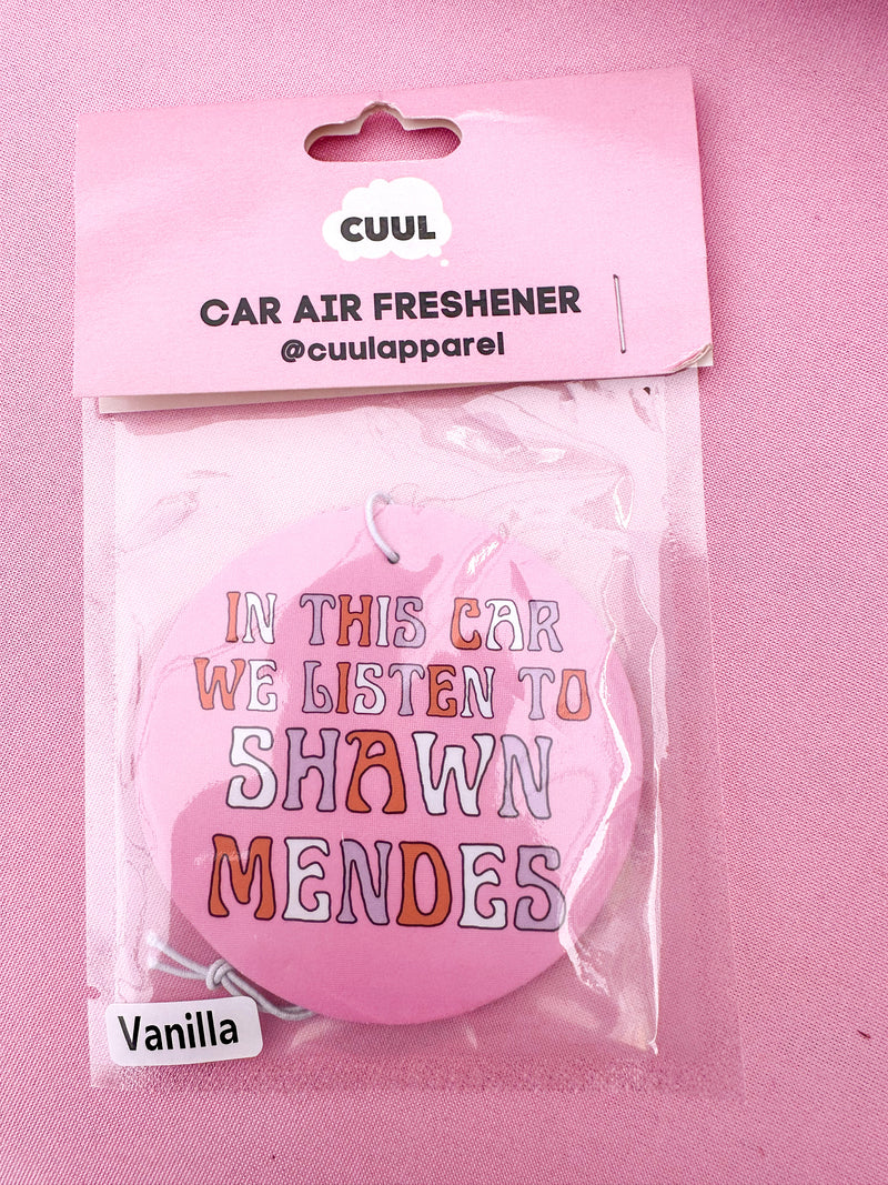 Shawn Mendes Car Air Freshener