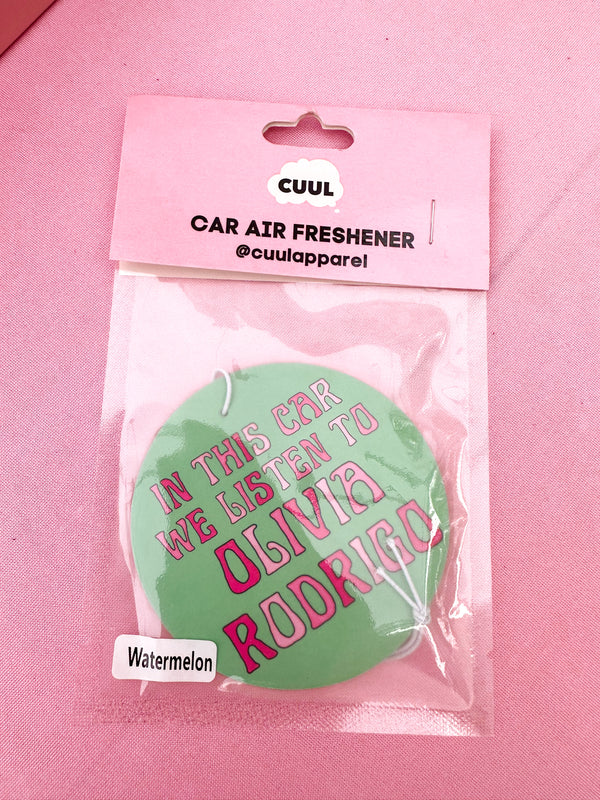 Olivia Rodrigo Car Air Freshener