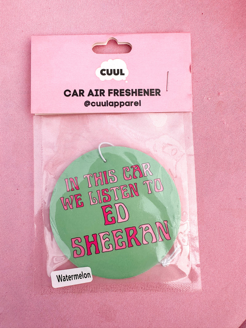 Ed Sheeran Car Air Freshener