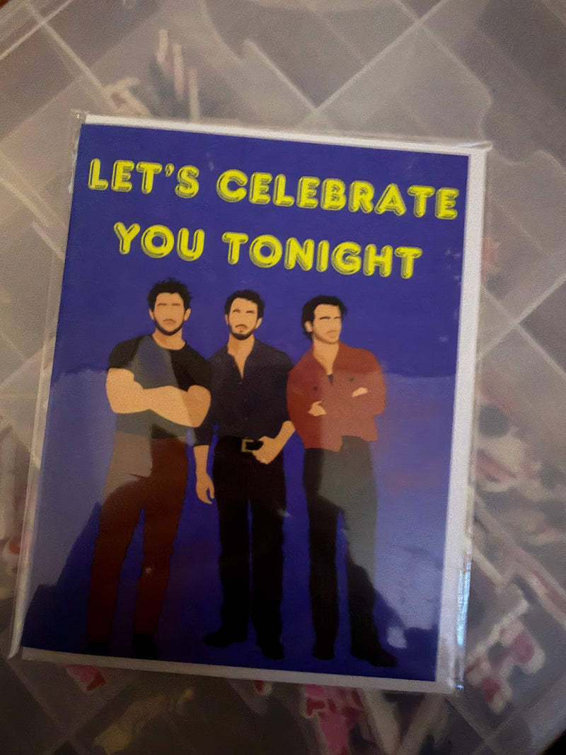 Jonas Brothers Greeting Card