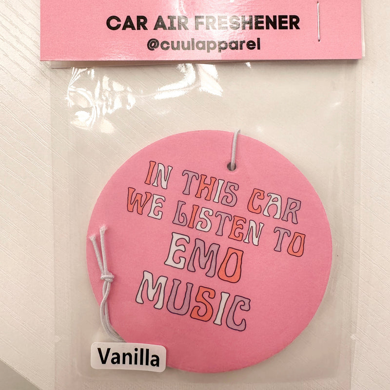 Emo Music Car Air Freshener