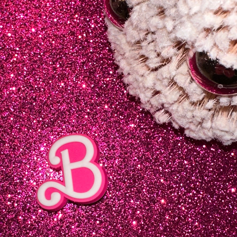 'B' For Barbie Logo Croc Charm