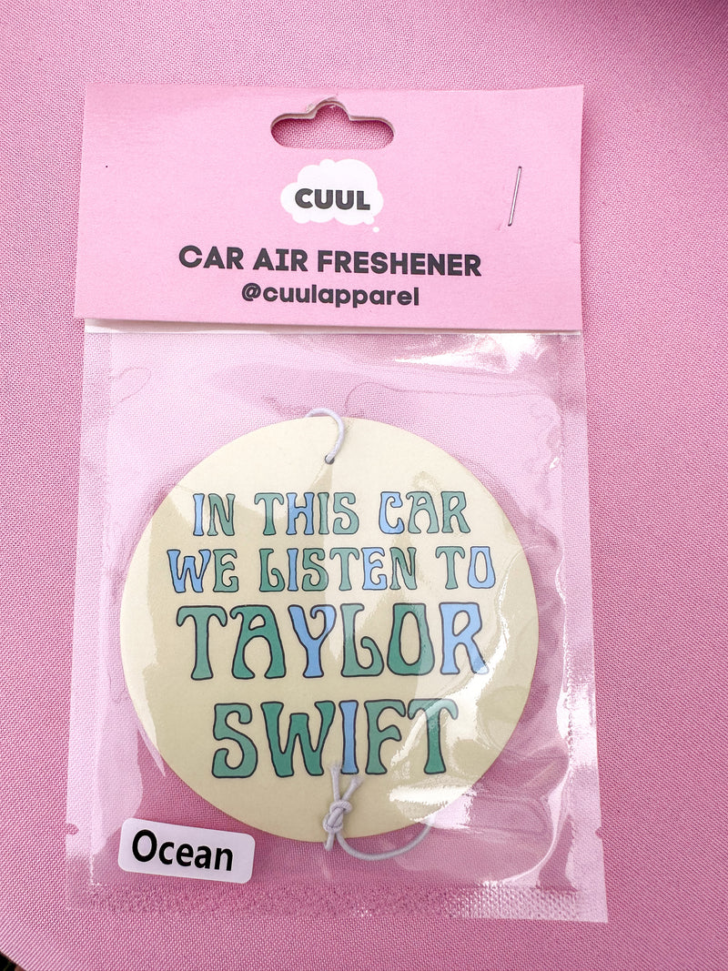 Taylor Swift Air Freshener, Scented Car Fragrance, All to well
