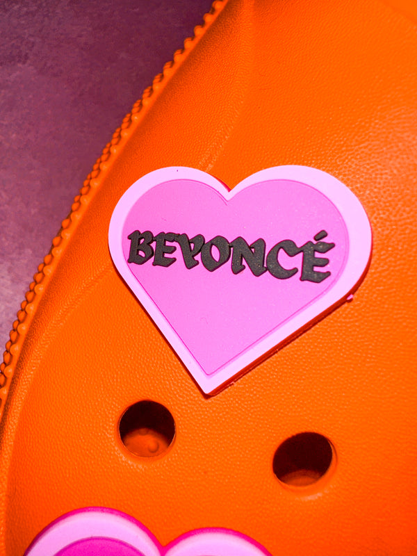 Beyoncé Heart Croc Charm