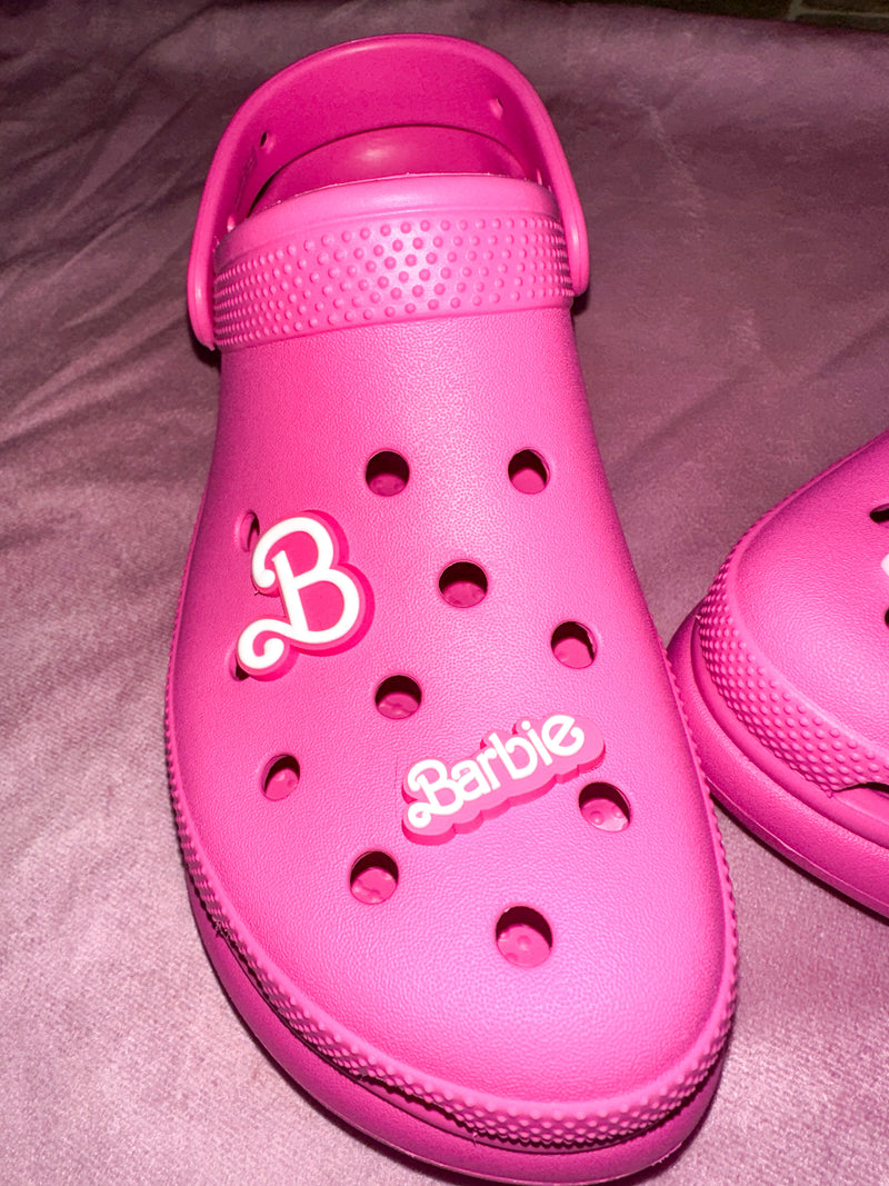 Barbie Logo Croc Charm
