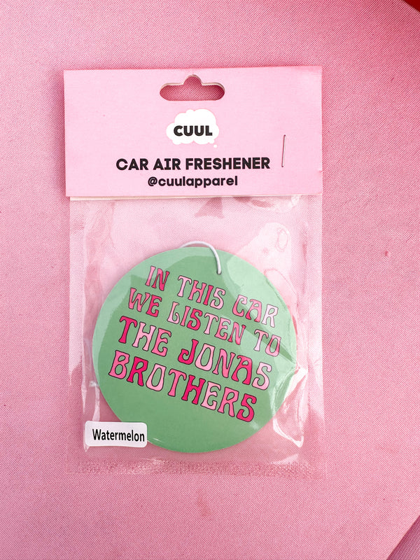 Jonas Brothers Car Air Freshener