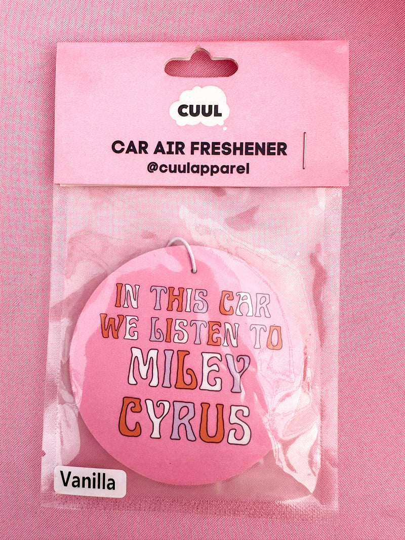Miley Cyrus Car Air Freshener