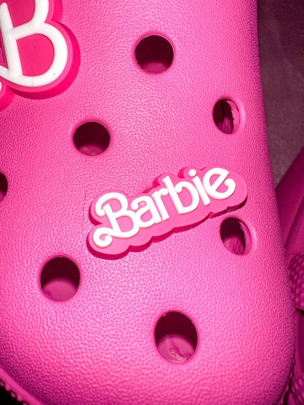 Barbie Logo Croc Charm