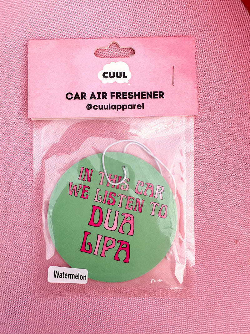 Dua Lipa Car Air Freshener