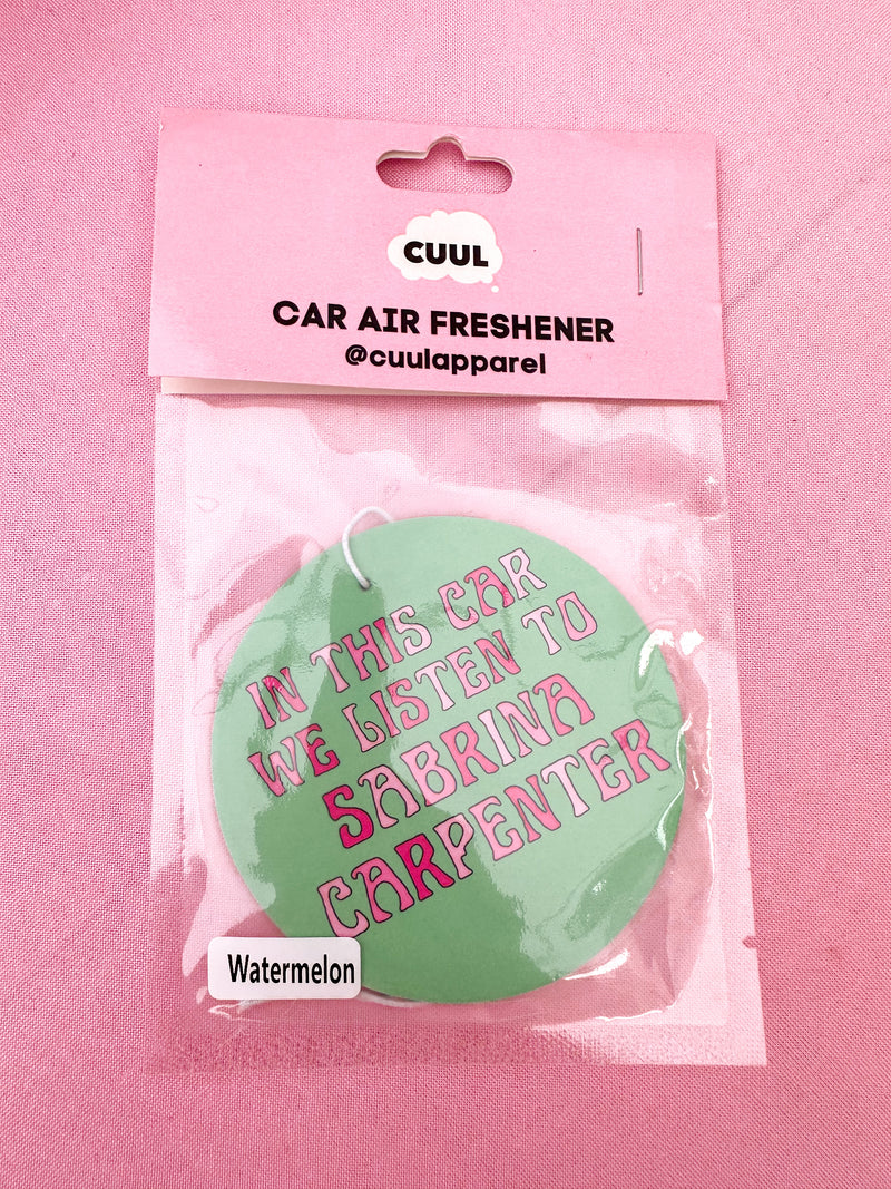 Sabrina Carpenter Car Air Freshener