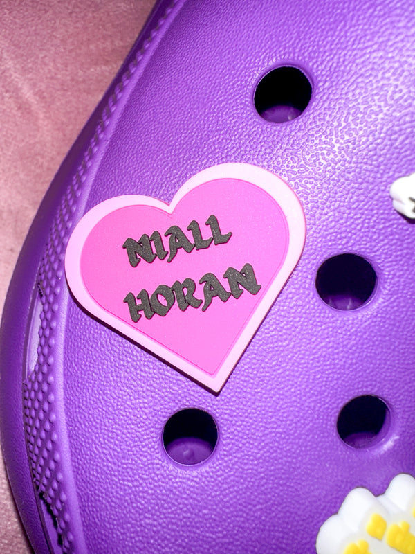 Niall Horan Heart Croc Charm