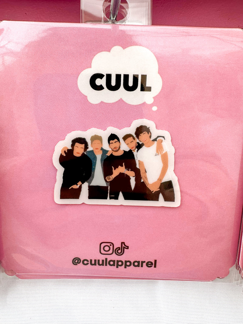 One Direction Sticker (Clear)