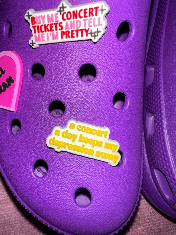 A Concert A Day Croc Charm