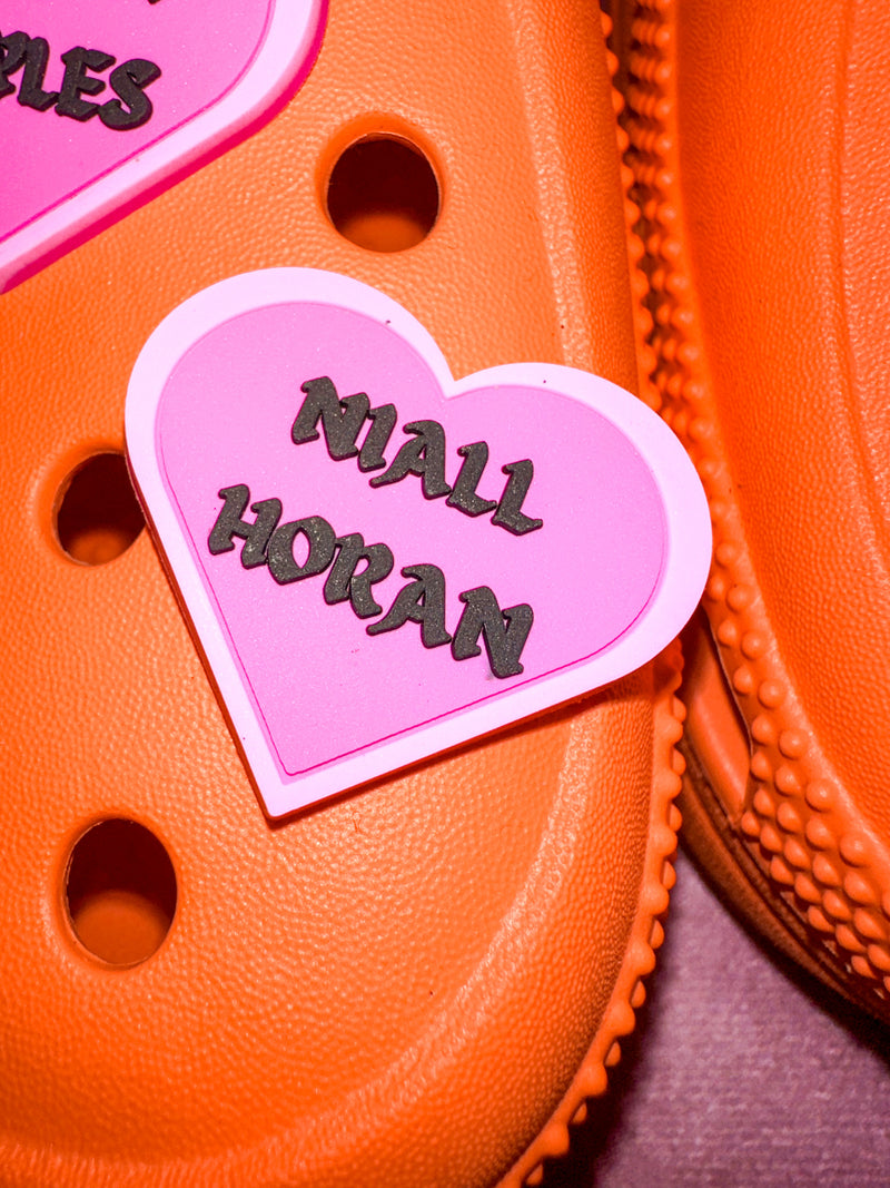 Niall Horan Heart Croc Charm