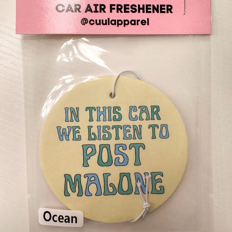 Post Malone Car Air Freshener