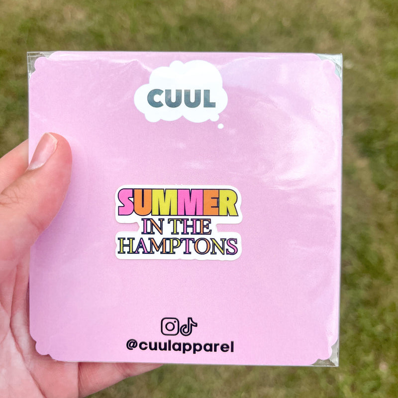 Summer In The Hamptons Sticker