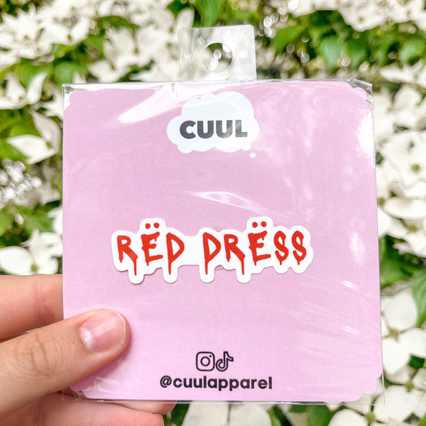 Red Dress Sticker