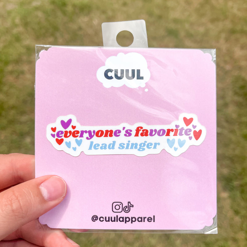 Everyone's Favorite Lead Singer Sticker