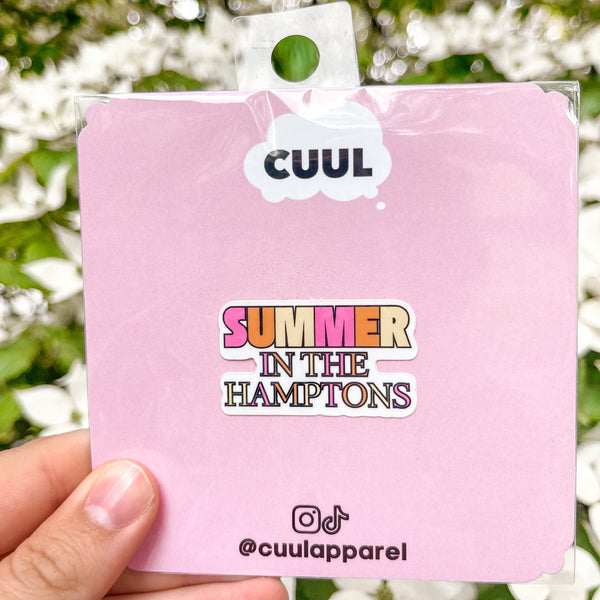 Summer In The Hamptons Sticker
